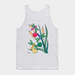 2013 Holiday ATC 7 - Dragonflies with Ornaments Tank Top